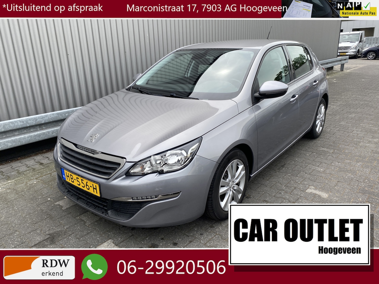 Peugeot 308 - 1.2 PureTech Active 154Dkm.NAP, Clima, Navi, CC, PDC, LM, nw. APK – Inruil Mogelijk – - AutoWereld.nl
