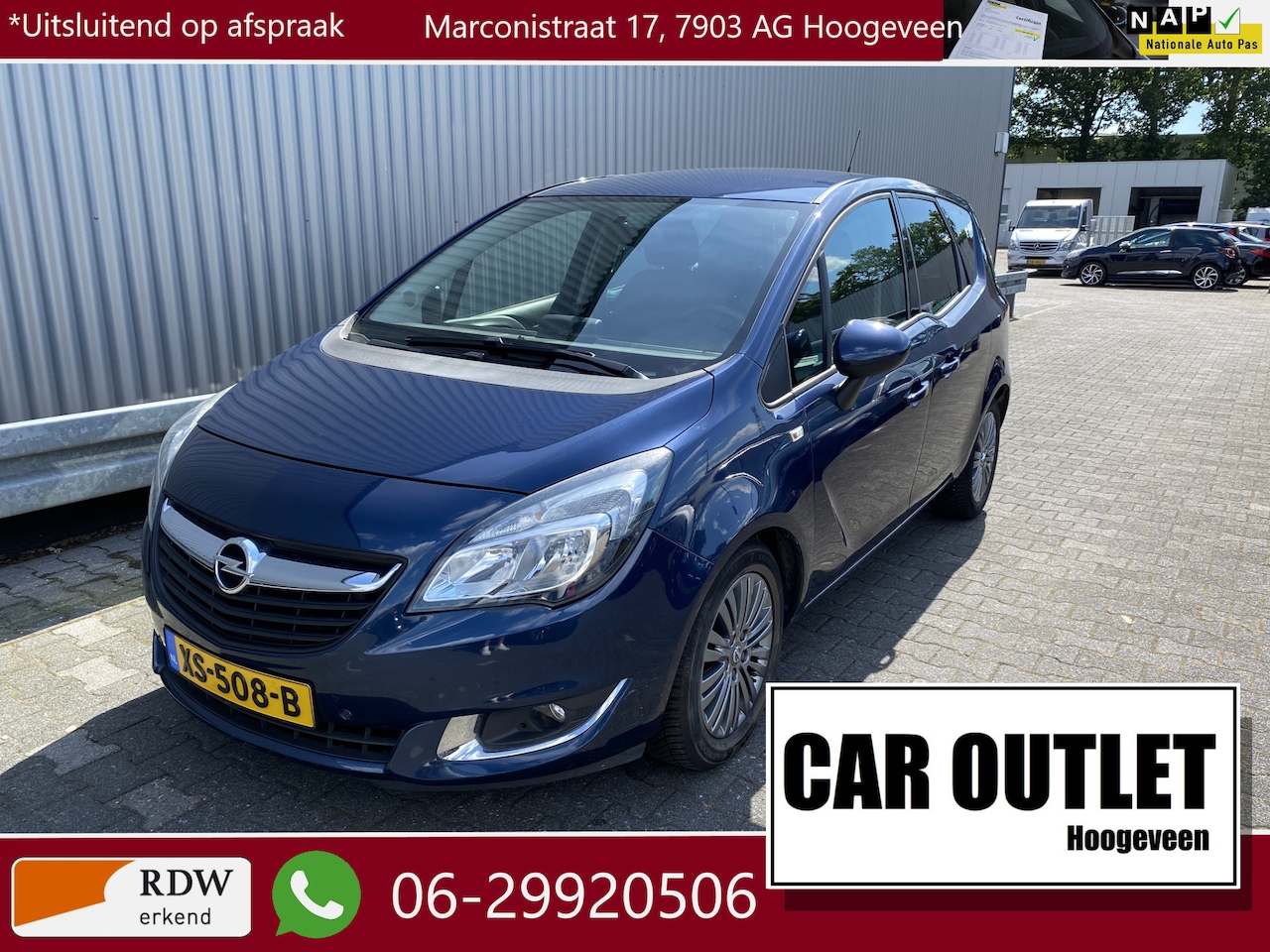 Opel Meriva - 1.4 Turbo AUTOMAAT, Clima, Stoelvw, Stuurvw, CC, PDC, LM, – Inruil Mogelijk – - AutoWereld.nl