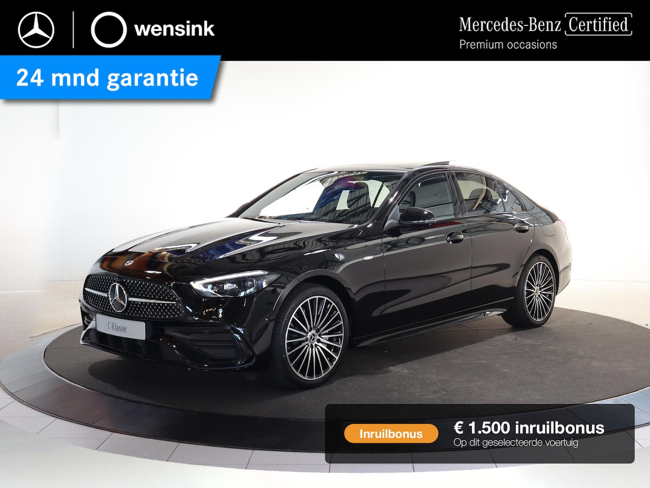 Mercedes-Benz C-klasse - 300e Business Solution AMG | Panoramaschuifdak | Nightpakket | Digital Light | 19" LM velg - AutoWereld.nl