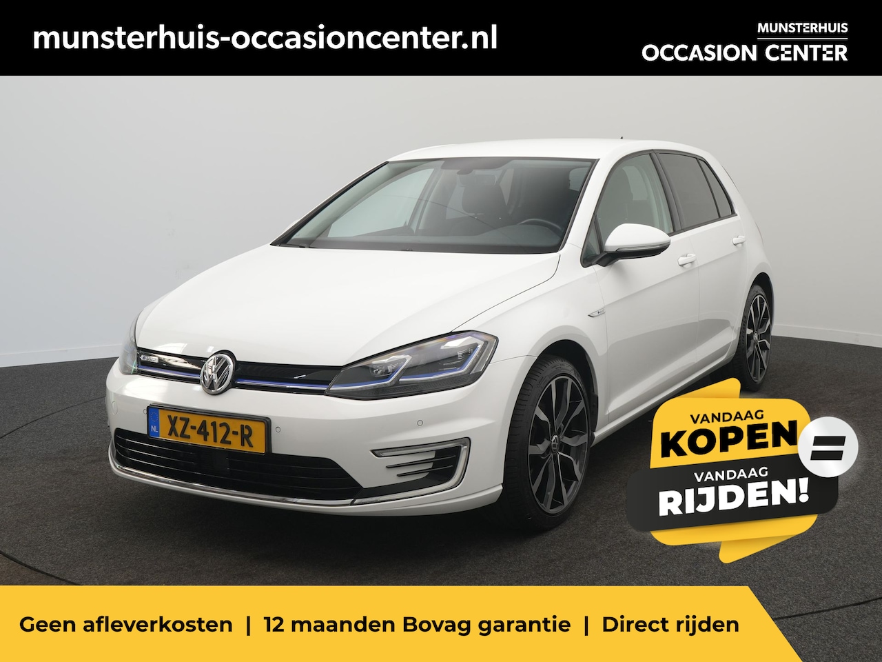 Volkswagen e-Golf - e-Golf - RIJKLAARPRIJS - SOH 90% - Volledig Elektrisch! - 18 inch Velgen! - Adaptive Cruis - AutoWereld.nl