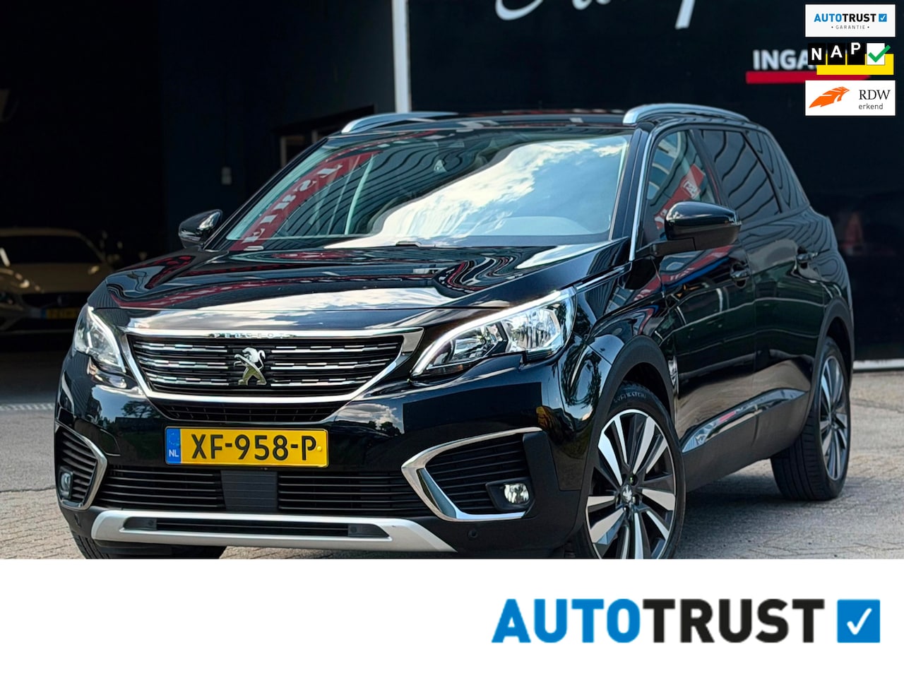 Peugeot 5008 - 1.2 PureTech Allure 7-PERSOONS KEYLESS ENTRY-GO/NAVI/CRUISE | KEURIGE AUTO ! - AutoWereld.nl