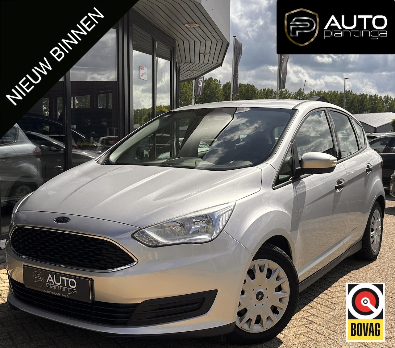 Ford C-Max - 1.0 Ambiente 101PK | Trekhaak | Airco | Nette Staat! | 2 Sleutels | - AutoWereld.nl