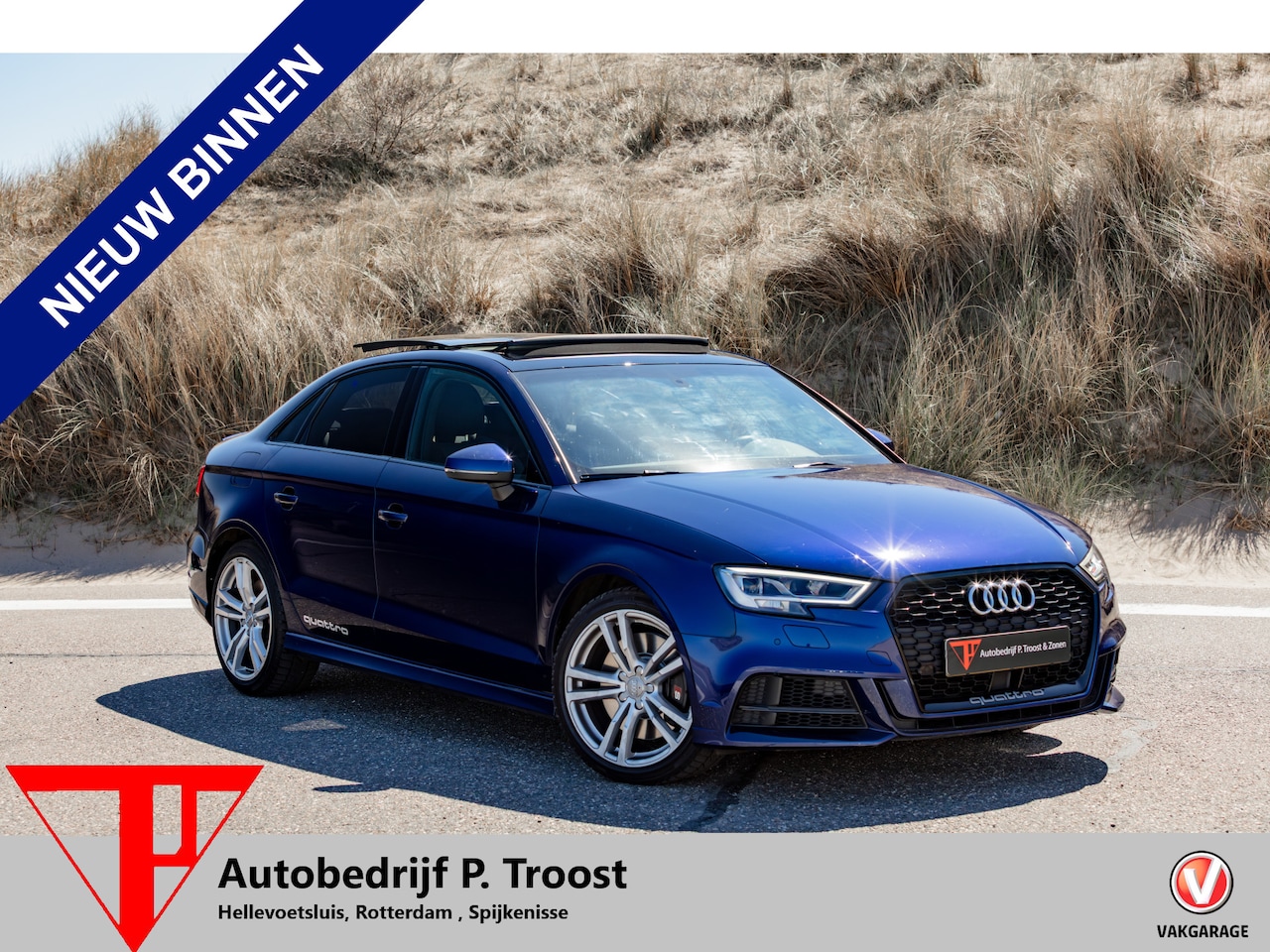 Audi A3 Limousine - 2.0 TFSI S3 quattro Panoramadak/Navigatie/Virtual cockpit/Parkeersensoren rondom/Apple car - AutoWereld.nl