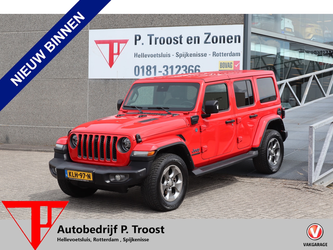 Jeep Wrangler Unlimited - 4xe 380 Sahara Camera voor + achter/Apple carplay/Stoelverwarming/Stuurverwarming/Lederen - AutoWereld.nl