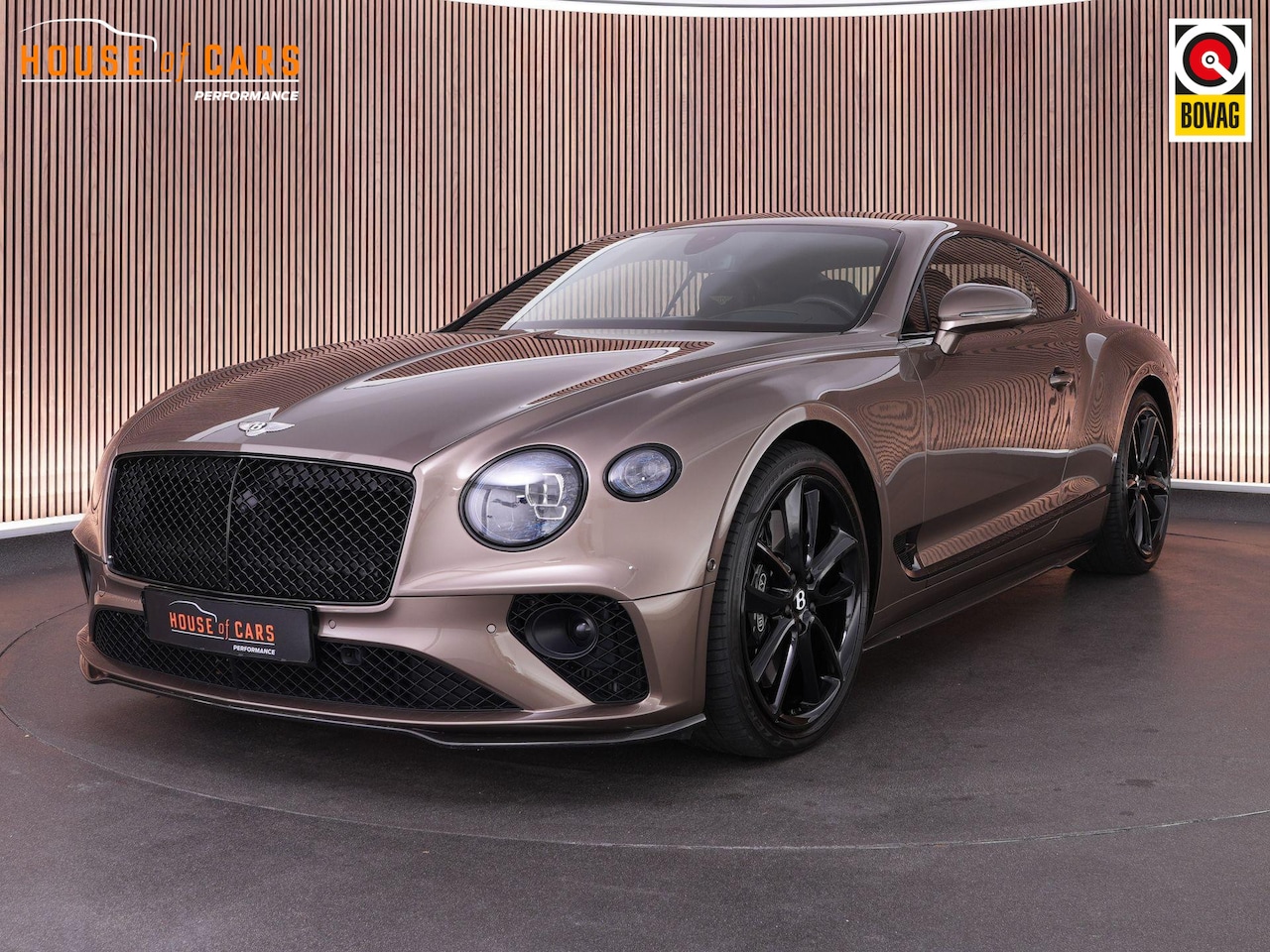 Bentley Continental GT - 4.0 V8 550pk |Blackline|B&O|Mulliner Driving|Adaptive cruise|Rotating Display|Carbon|Massa - AutoWereld.nl
