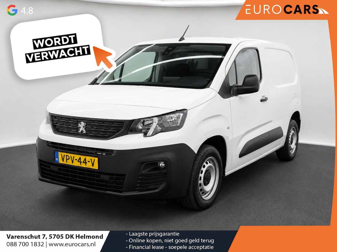 Peugeot Partner - 1.5 BlueHDI Premium Airco Navi Carplay Cruise Control PDC Achter - AutoWereld.nl