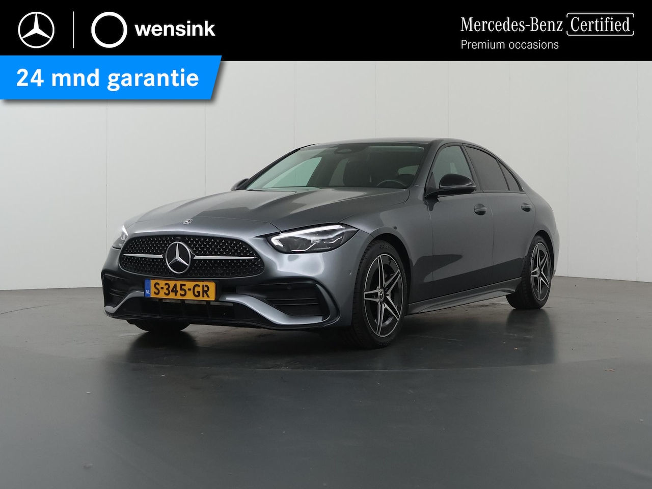 Mercedes-Benz C-klasse - 180 AMG Line | Night | Stoelverwarming | Sfeerverlichting | Achteruitrijcamera | - AutoWereld.nl