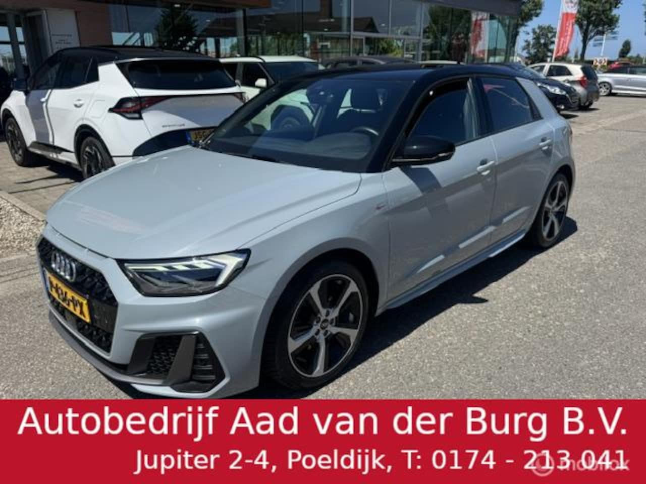 Audi A1 Sportback - 30 TFSI S Line Edition 110pk , Two Tone Grijs - Zwart , S-Line Sportaive uitvoering , Navi - AutoWereld.nl