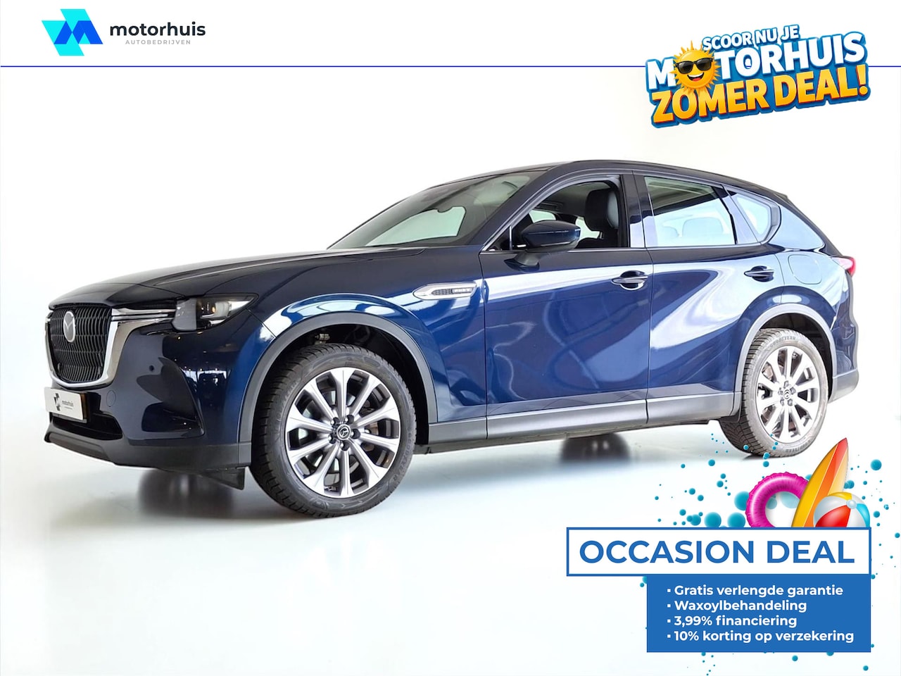 Mazda CX-60 - 2.5 E-Skyactiv PHEV 327pk Exclusive-Line AUTOMAAT HUD LED LEDER WINTERPACK CAMERA TREKHAAK - AutoWereld.nl