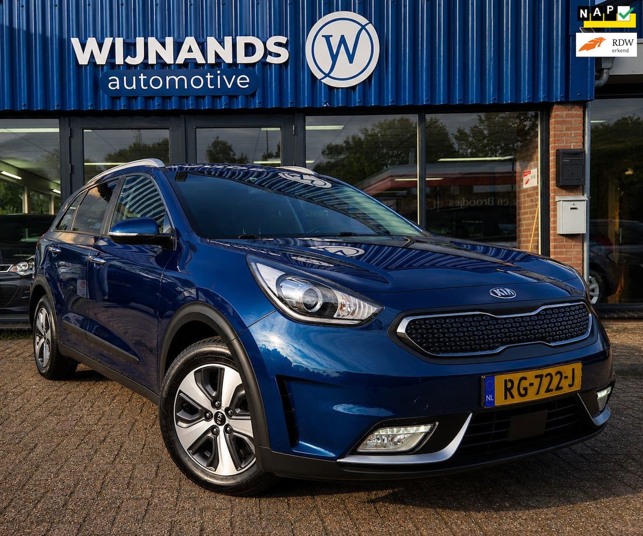Kia Niro - 1.6 GDi Hybrid BusinessLine Stuur/stoelvw Leder - AutoWereld.nl