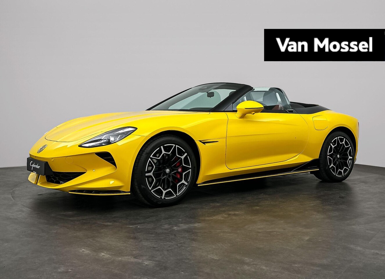 MG Cyberster - Trophy Extended Range 77kWh | 507 KM Bereik WLTP | Zwarte Kap | Rood Leder | Inca Yellow - AutoWereld.nl