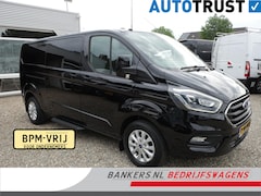 Ford Transit Custom - 2.0 TDCI 130PK L2H1 Limited Dubbel cabine 2 x Schuifdeur, Airco
