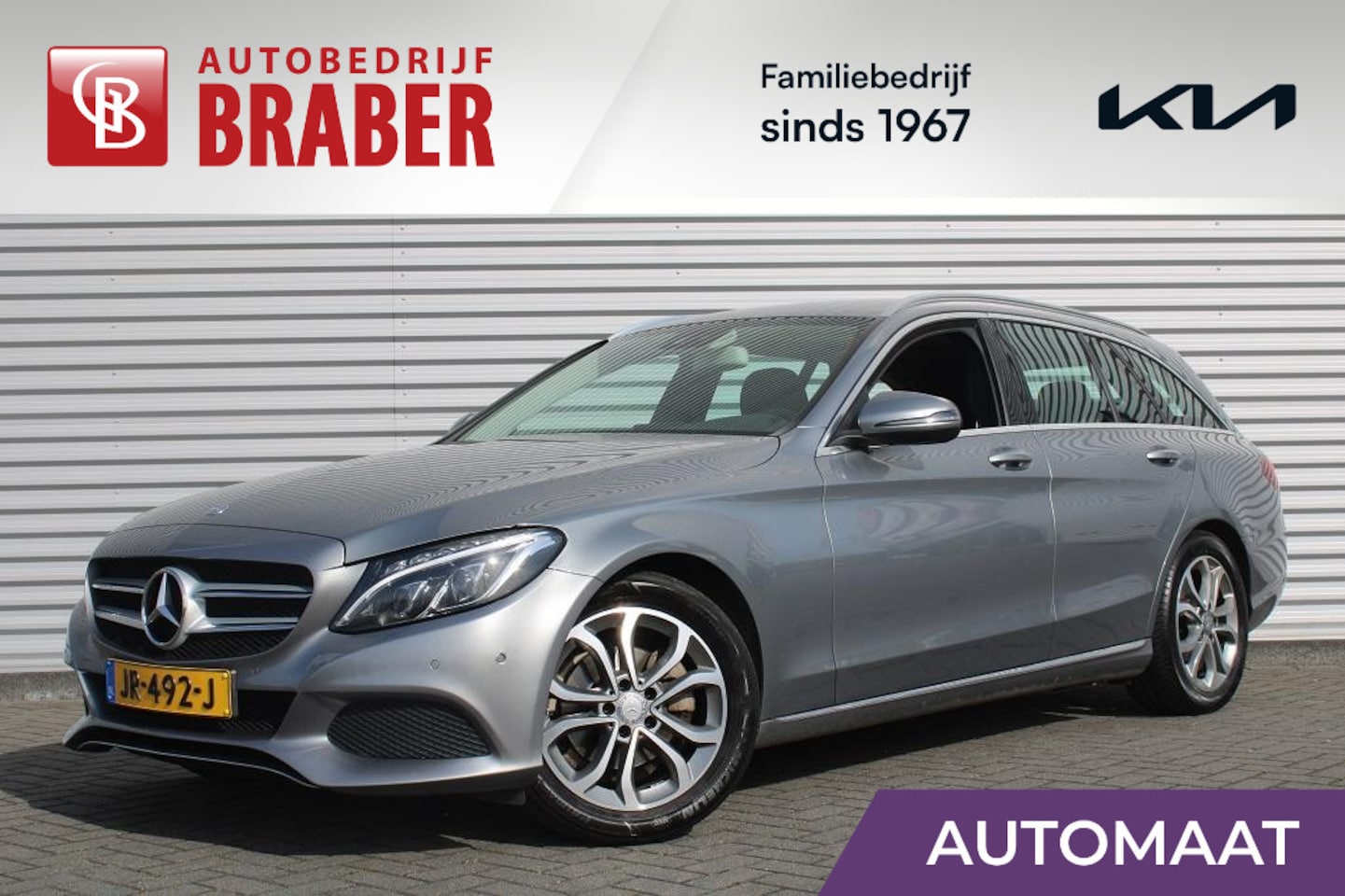 Mercedes-Benz C-klasse Estate - 180 Ambition | 17" LM | Airco | Navi | PDC | Cruise | Zeer mooie auto | - AutoWereld.nl