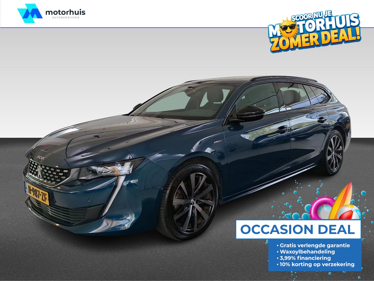 Peugeot 508 SW - 1.6 PureTech Blue Lease GT Line | Camera | Lane Assist | PDC | Cruise Control | Stoelverwa - AutoWereld.nl