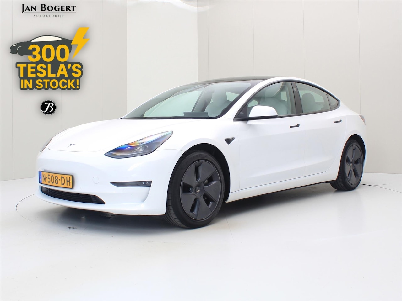 Tesla Model 3 - Long-Range AWD 351pk 75 kWh 91.6% SoH FACELIFT [ WIT LEDER+WARMTEPOMP+AUTOPILOT ] - AutoWereld.nl