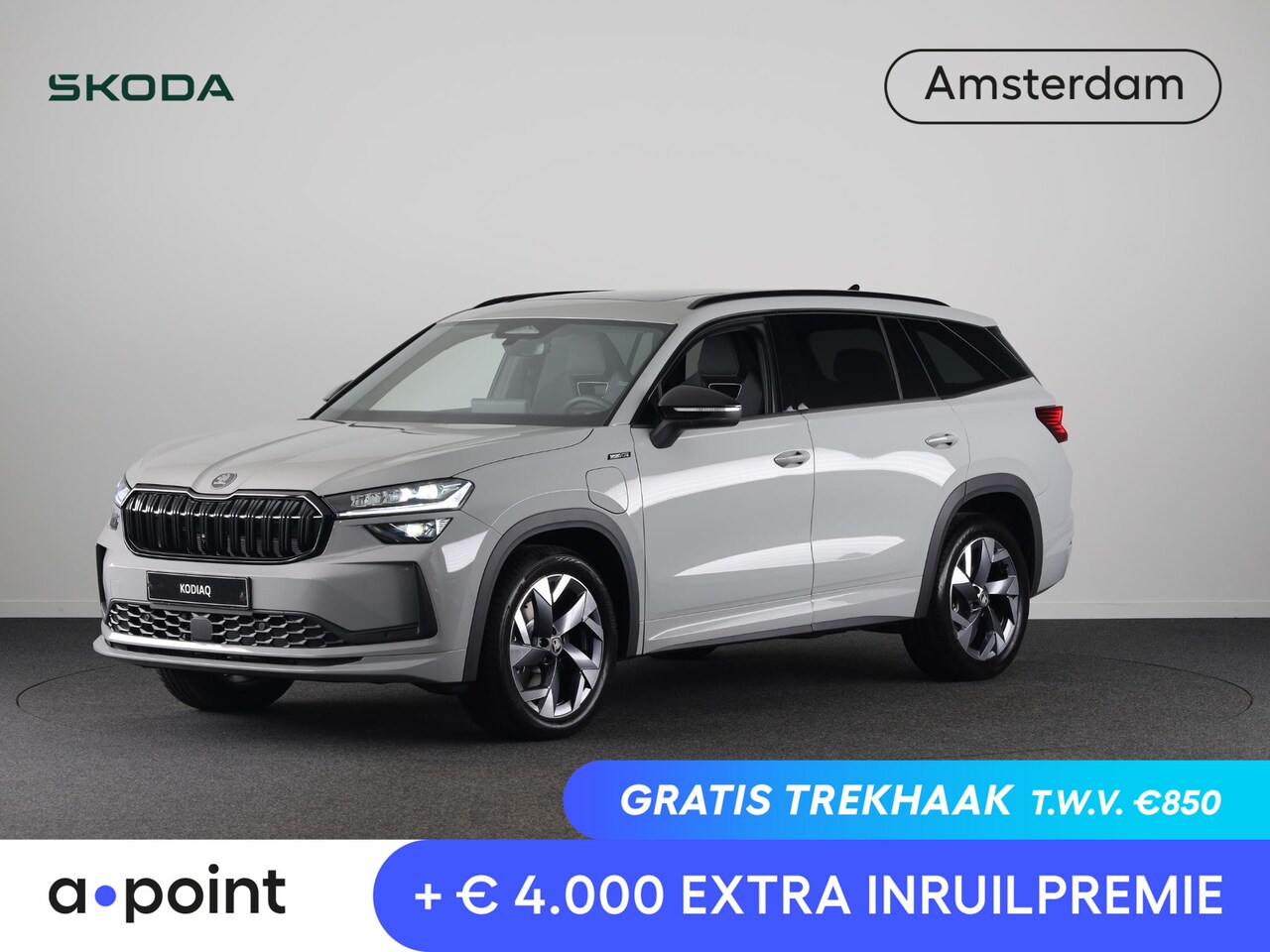 Skoda Kodiaq - 1.5 TSI PHEV Sportline Business | Panoramadak | Trekhaak | Elektr. bestuurdersstoel | Blin - AutoWereld.nl