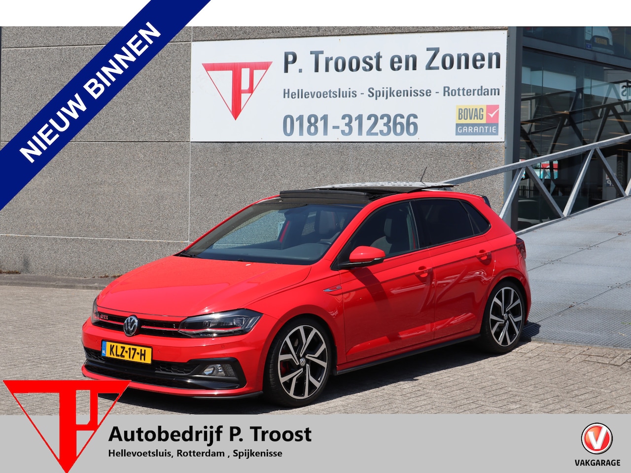 Volkswagen Polo - 2.0 TSI GTI Panoramadak/Stoelverwarming/Navigatie/Virtueel cockpit/Parkeersensoren/Adaptie - AutoWereld.nl