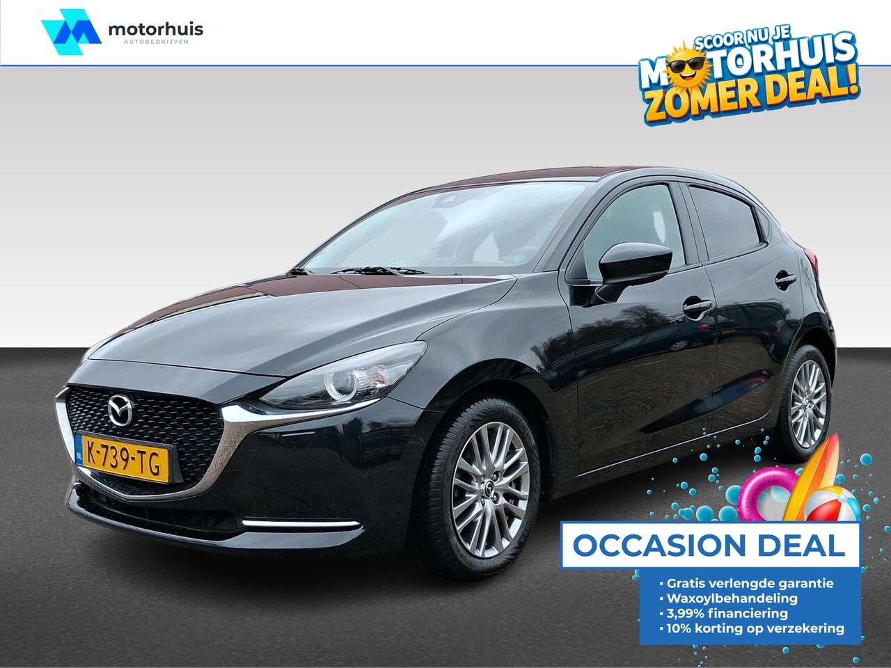 Mazda 2 - 1.5 SKYACTIV-G 90PK Luxury | ADAPTIVE | HUD | STOEL EN STUUR VERW | AUR CAMERA - AutoWereld.nl