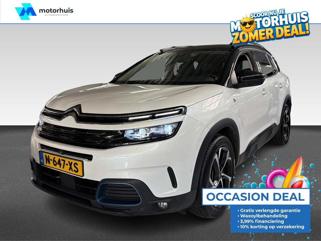 Citroën C5 Aircross - 1.6 HYBRID 225PK SHINE NAVI TEL 18INCH LEDER - AutoWereld.nl