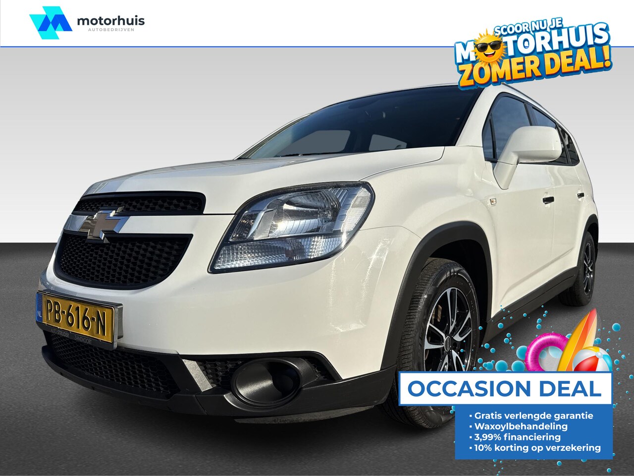 Chevrolet Orlando - 1.8 141pk LS / Trekhaak / 7-persoons | 16" Stalen velgen + wieldoppen | Buitenspiegels in - AutoWereld.nl