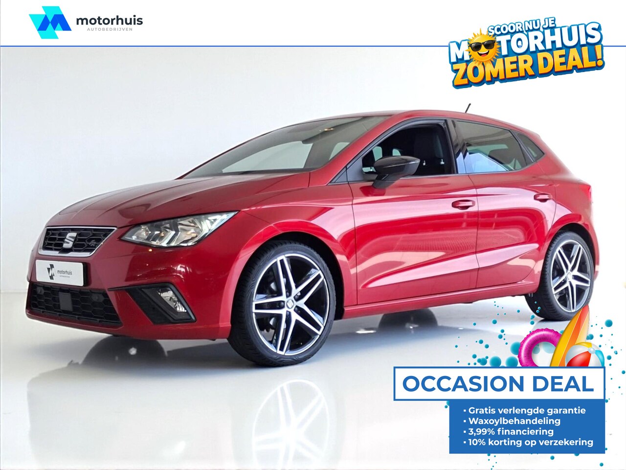 SEAT Ibiza - 1.0 EcoTSI 95pk FR Business Intense APPLE CARPLAY NAVI CAMERA ECC - AutoWereld.nl