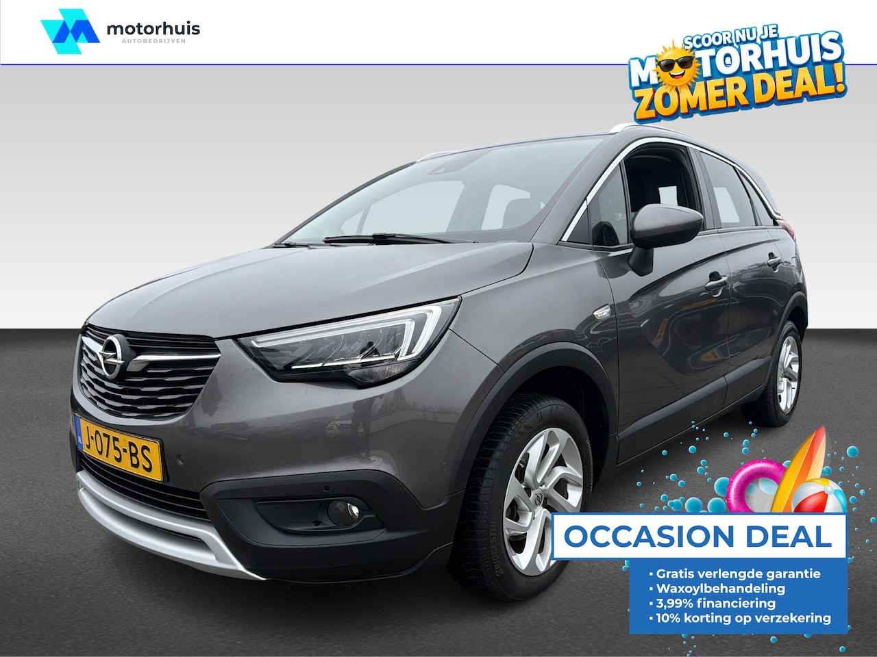 Opel Crossland X - 1.2 Turbo 130pk Start/Stop Innovation | 16'' Lichtmetalen velgen, 4-dubbelspaaks in Silver - AutoWereld.nl
