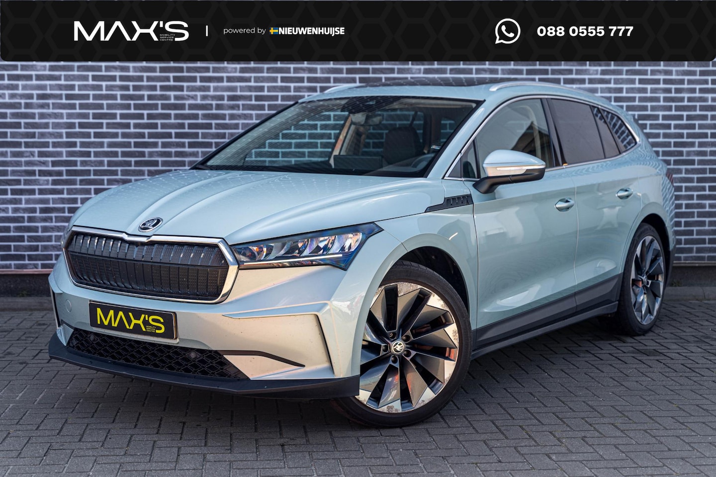 Skoda Enyaq iV - 60 | Trekhaak | 100kW laadmogelijkheid | Lichtmetalen Velgen 21 inch | Panoramadak | Keyle - AutoWereld.nl
