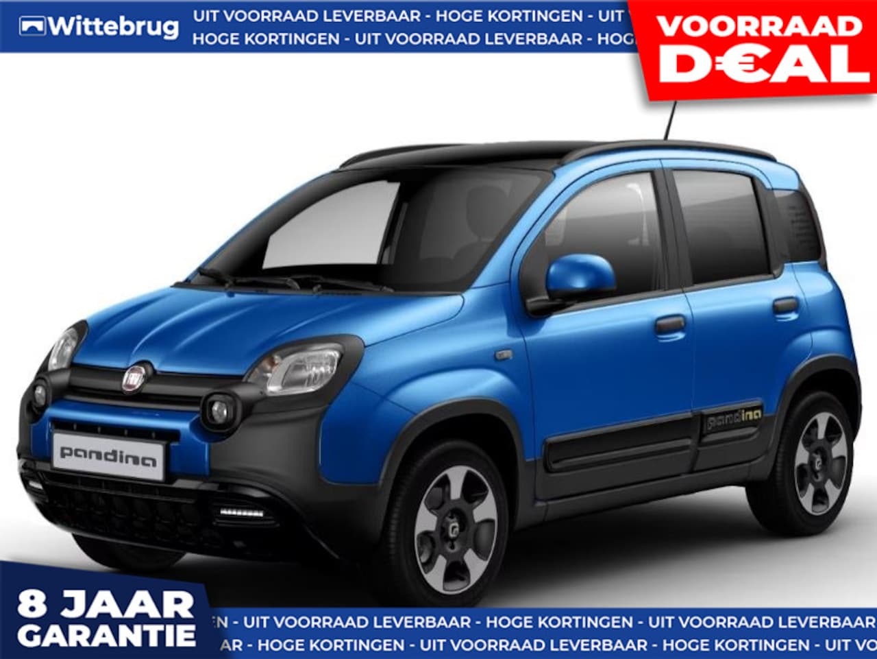 Fiat Pandina - 1.0 Hybrid Cross DIRECT RIJDEN - RIJKLAAR - 8 JAAR GARANTIE - AutoWereld.nl