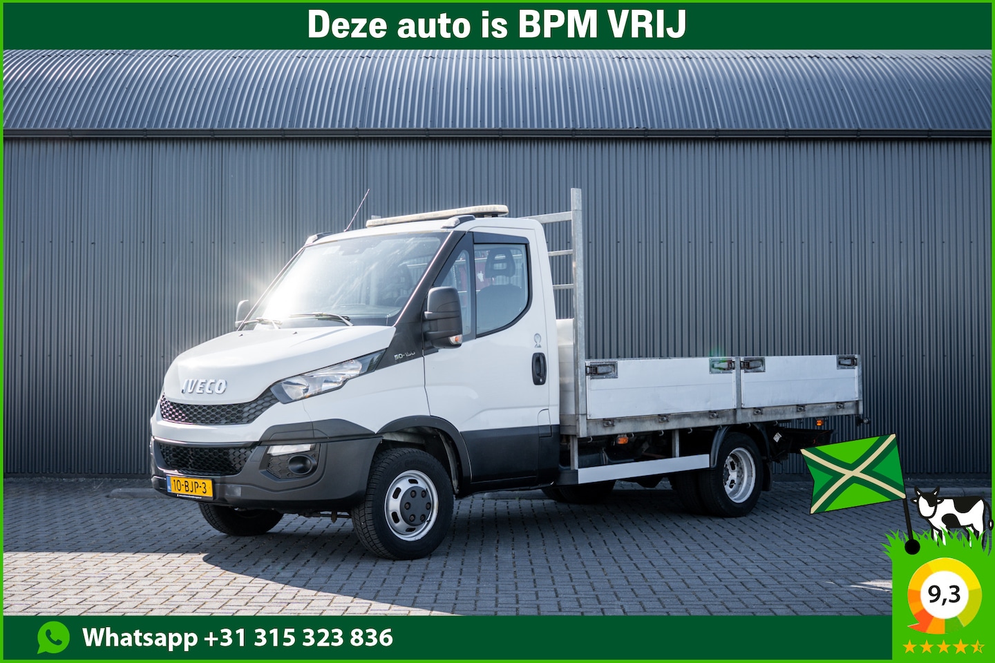 Iveco Daily - 50C15 3.0L | Open Laadbak | Kraan | Euro 6 | 146 PK | 3-Zits - AutoWereld.nl