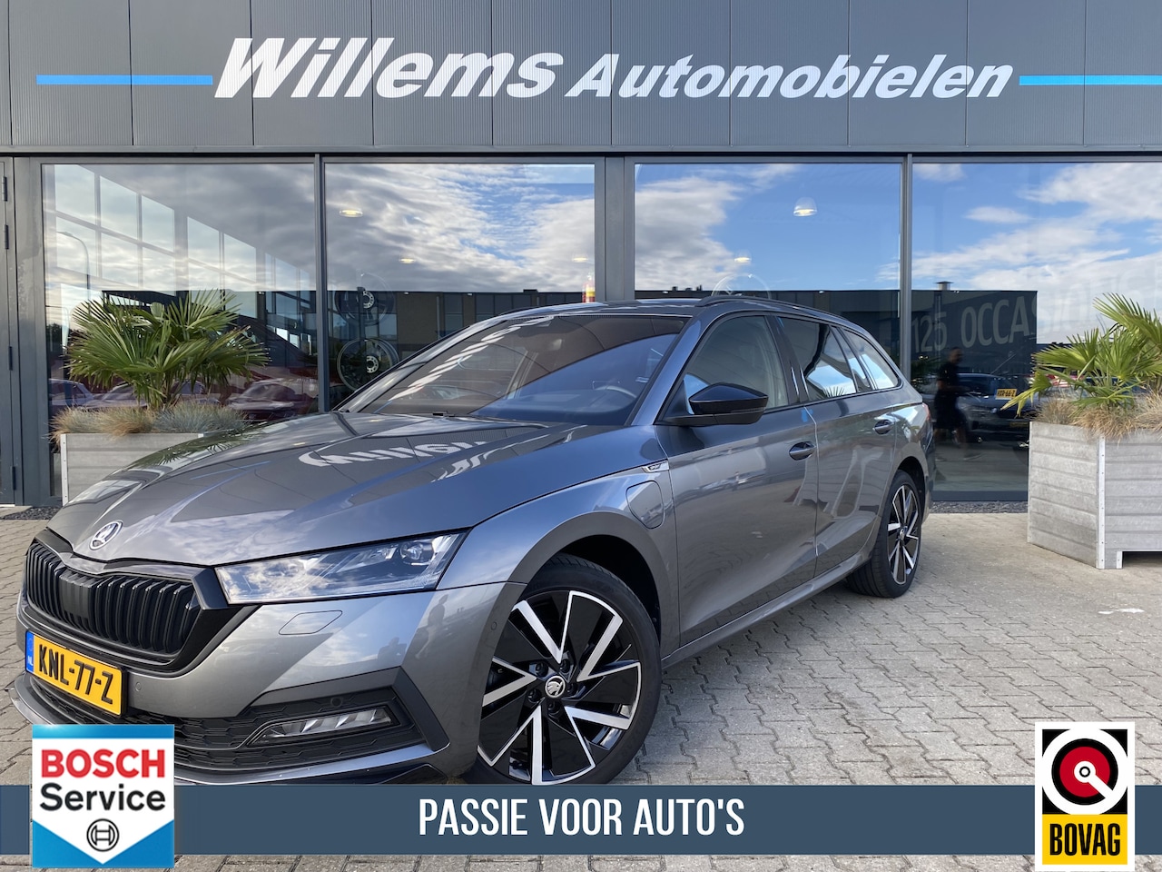 Skoda Octavia Combi - 1.4 TSI iV PHEV Sportline Business Virtual Cockpit, Stoel & Stuur & Bankverwarming - AutoWereld.nl