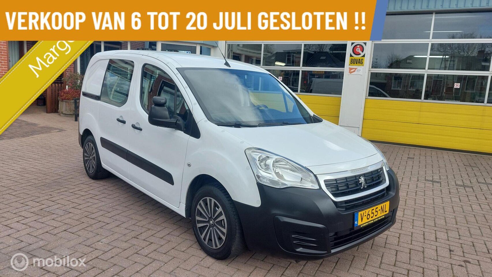 Peugeot Partner - bestel 120 1.6 BlueHDi 100 L1 Premium Marge auto !! Ex kadaster - AutoWereld.nl
