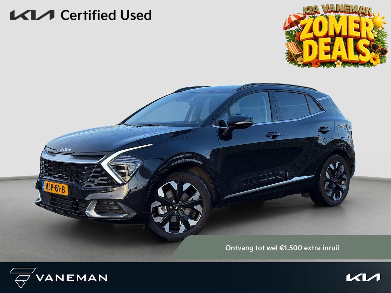 Kia Sportage - 1.6 T-GDi Plug-in Hybrid AWD DynamicPlusLine | Panoramadak | Stoelverwarming voor/achter | - AutoWereld.nl