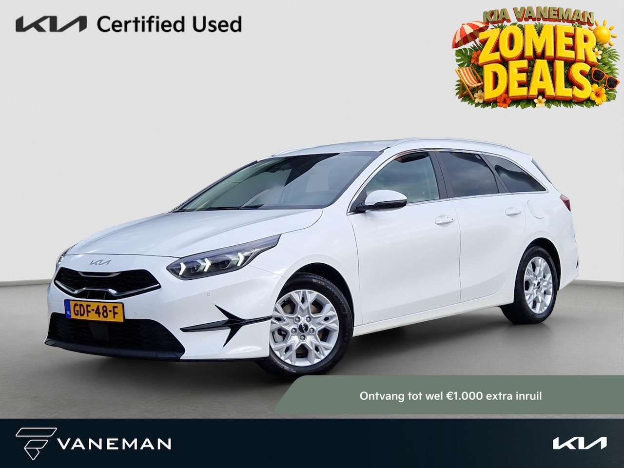 Kia Cee'd Sportswagon - Ceed 1.0 T-GDi DynamicPlusLine | Clima | Stoelverwarming | PDC | Dodehoek | - AutoWereld.nl