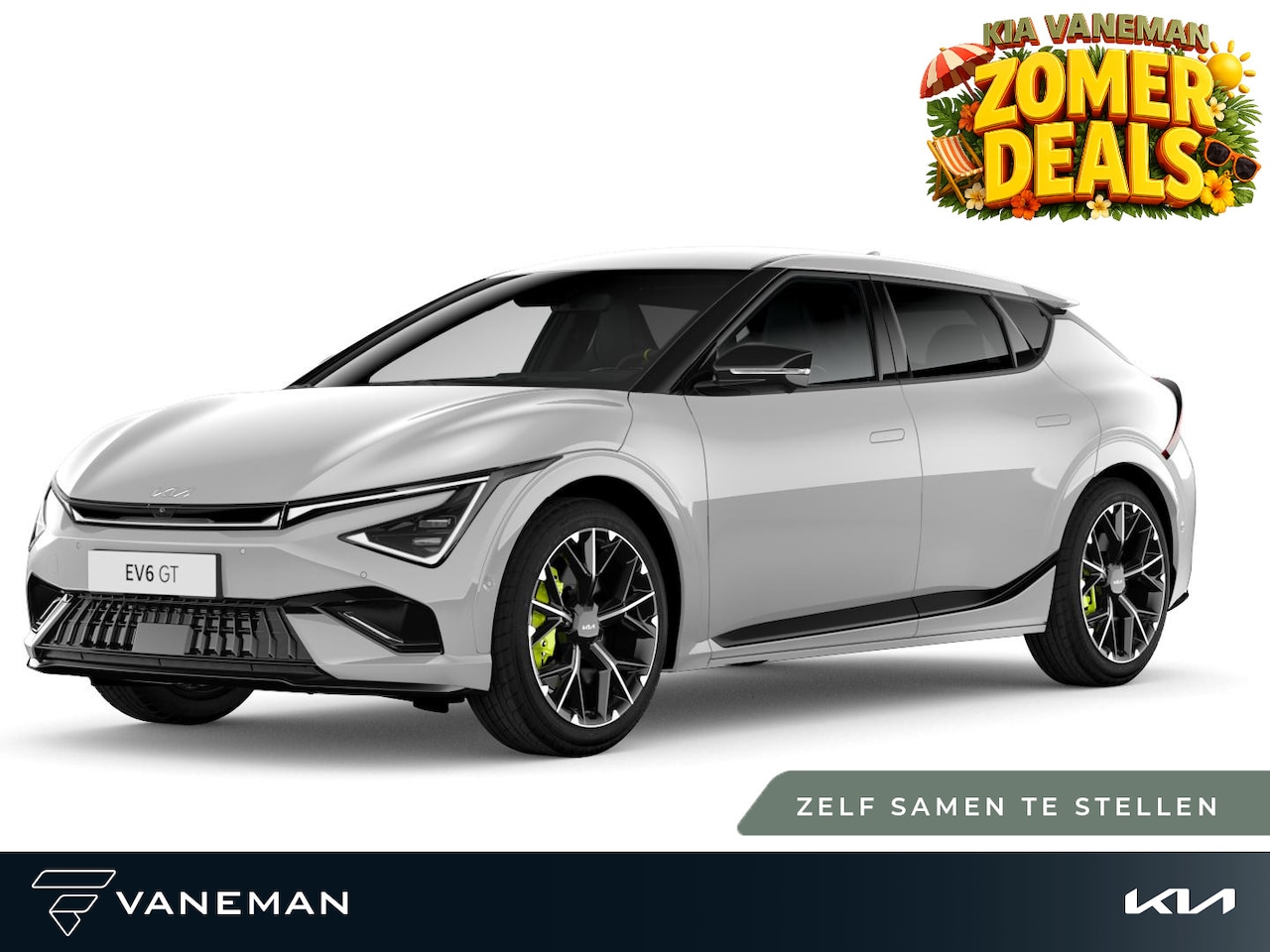 Kia EV6 - GT AWD 84 kWh | Lichtmetalen velgen 21" | Zelf samenstellen - AutoWereld.nl