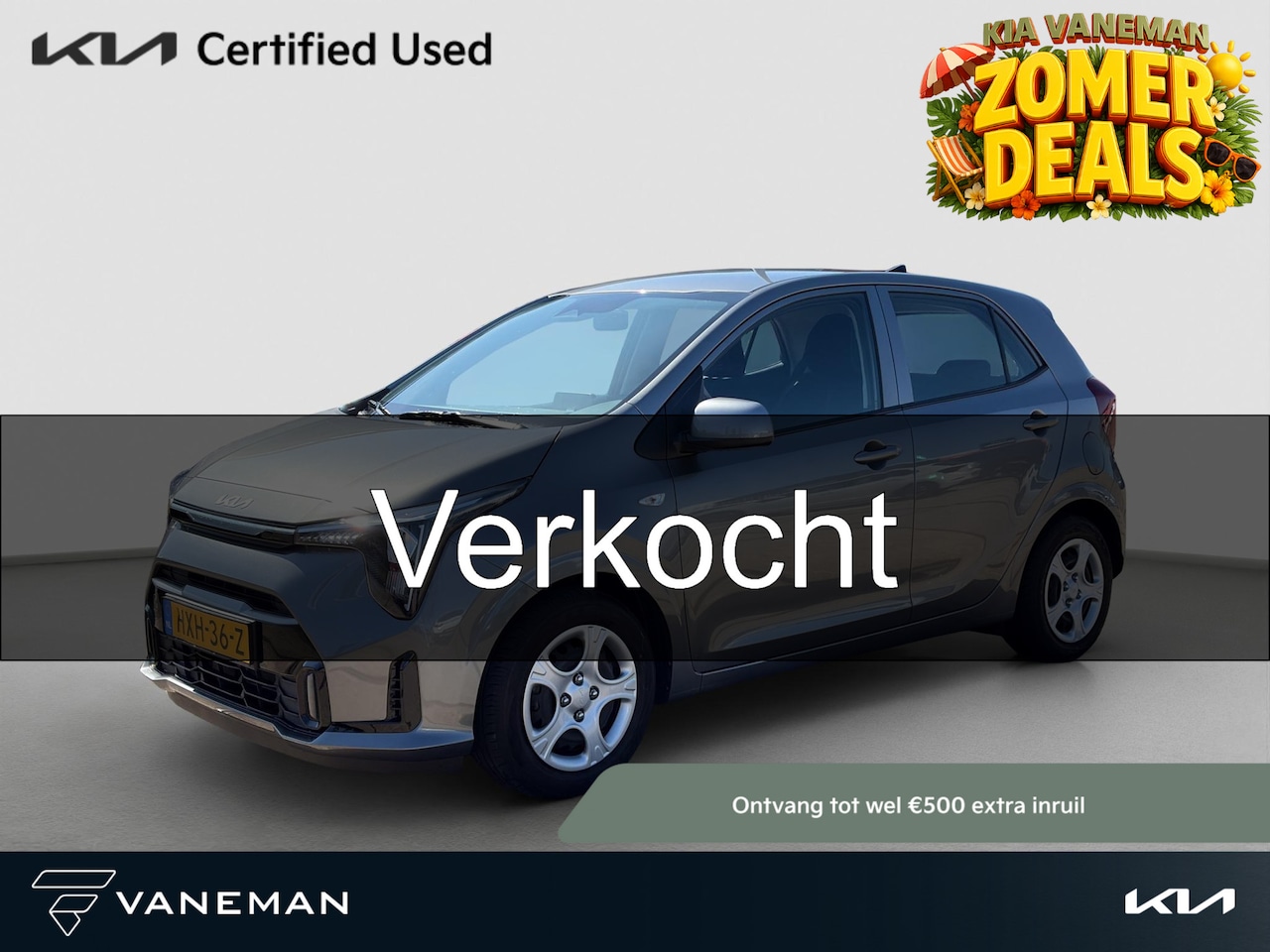 Kia Picanto - 1.0 DPI DynamicLine Automaat Navi | Camera | Cruise | PDC | Android Auto / Apple Carplay | - AutoWereld.nl