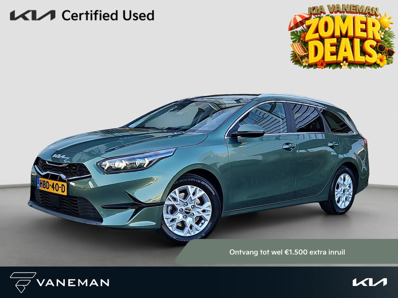 Kia Cee'd Sportswagon - Ceed 1.0 T-GDi DynamicPlusLine | Stoel- en Stuurverwarming | Elektr. Achterklep | Cruise | - AutoWereld.nl