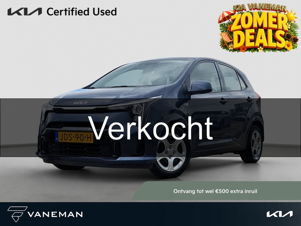 Kia Picanto - 1.0 DPI DynamicLine Automaat Navi | Camera | Cruise | PDC | Android Auto / Apple Carplay | - AutoWereld.nl