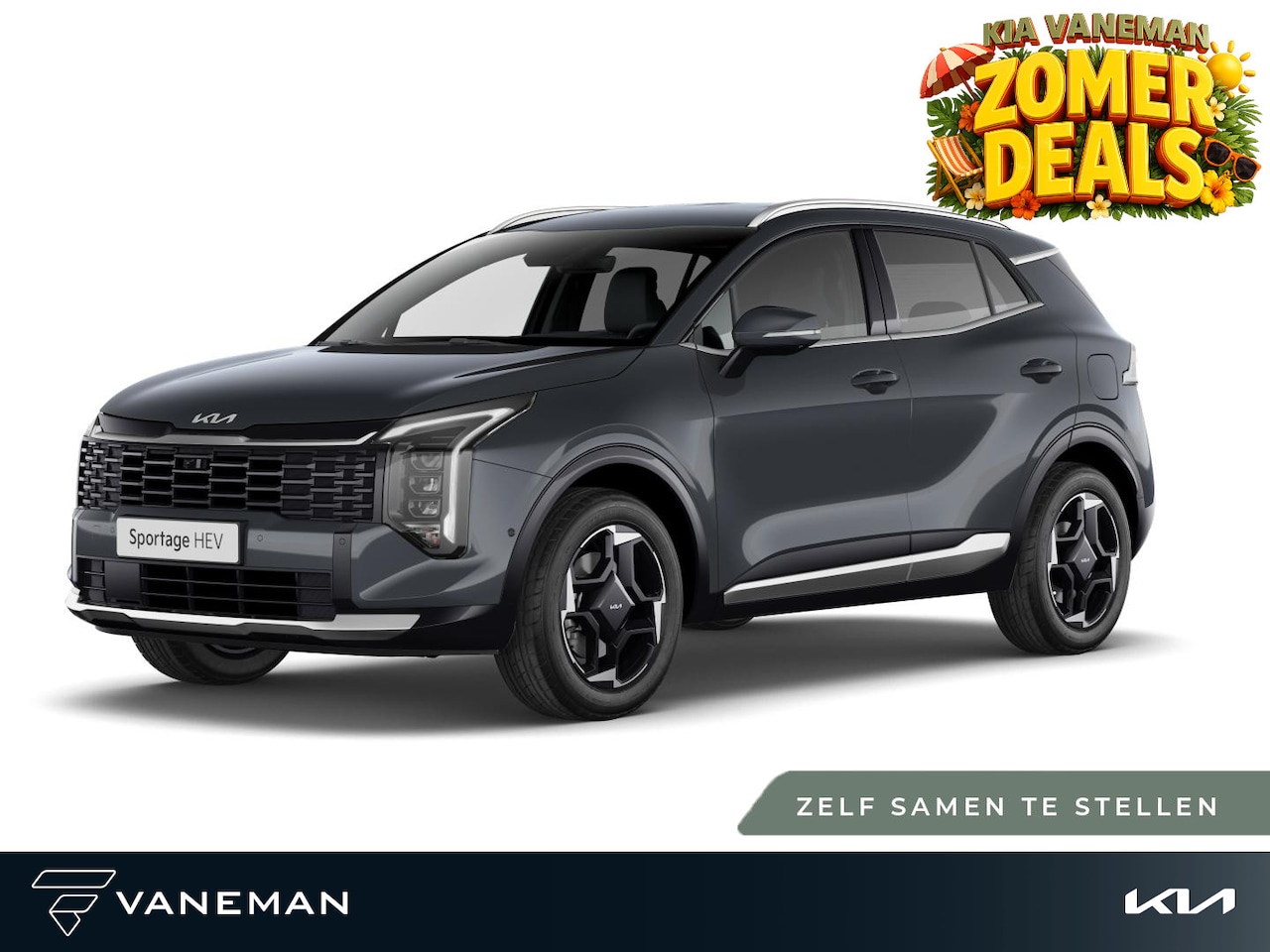 Kia Sportage - 1.6 T-GDi Plug-in Hybrid DynamicLine | Apple Carplay / Android Auto | Zelf samenstellen - AutoWereld.nl