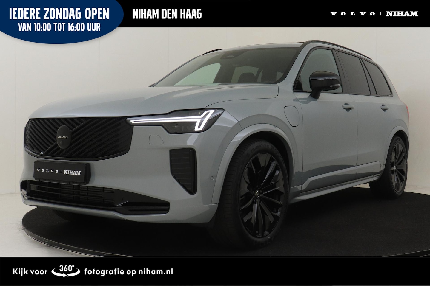 Volvo XC90 - II T8 PLUG-IN HYBRID AWD PLUS BLACK EDITION -PANO.DAK|BOWERS&WILKINS|LUCHTVERING|360°CAM|H - AutoWereld.nl
