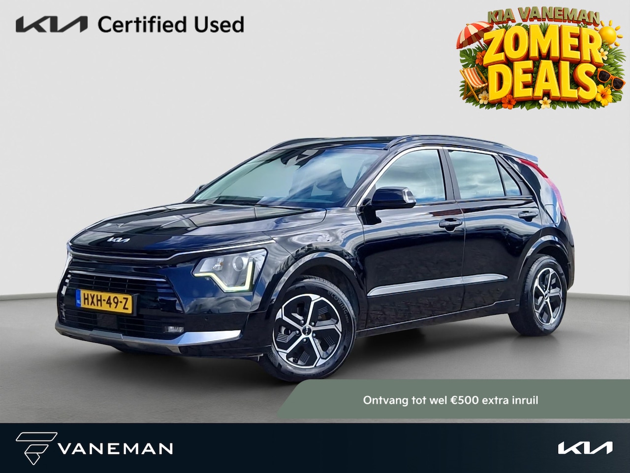Kia Niro - 1.6 GDi Hybrid DynamicLine | Key-Less | Camera | Navi | Cruise | Android Auto / Apple Carp - AutoWereld.nl