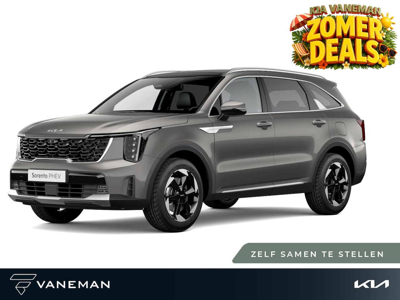 Kia Sorento - 1.6 T-GDi Plug-in Hybrid 4WD ExecutiveLine 7p | Elektrisch glazen panorama-dak | Zelf same - AutoWereld.nl