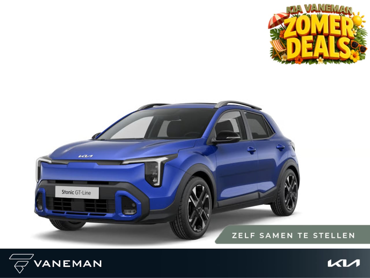 Kia Stonic - 1.0 T-GDi MHEV GT-Line | Nieuw model | Elektrisch glazen panorama-dak | Zelf samenstellen - AutoWereld.nl