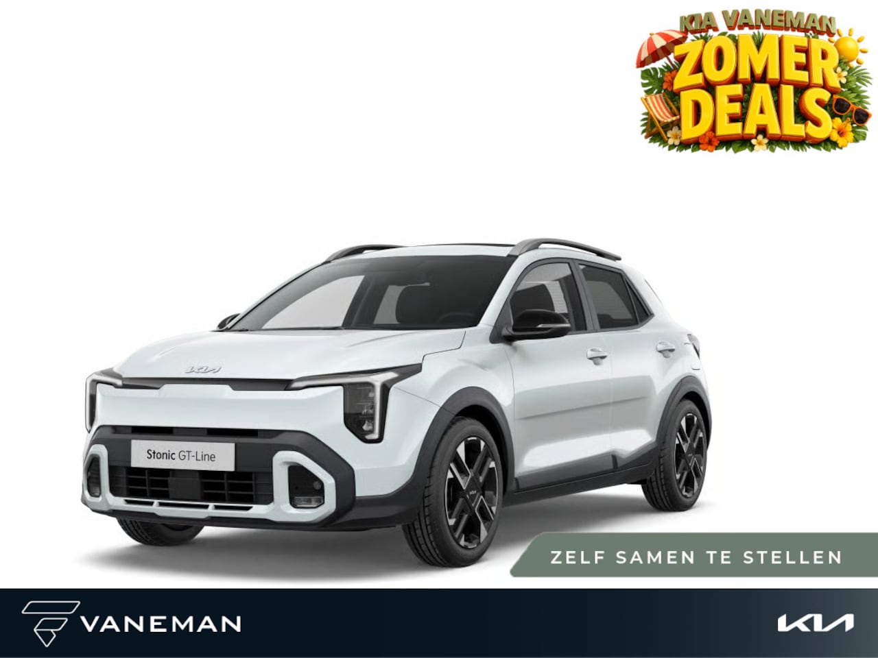 Kia Stonic - 1.0 T-GDi MHEV GT-Line | Nieuw model | Elektrisch glazen panorama-dak | Zelf samenstellen - AutoWereld.nl