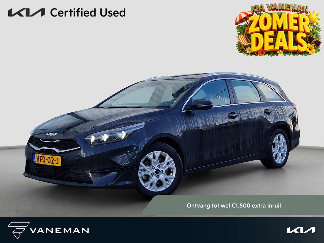 Kia Cee'd Sportswagon - Ceed 1.0 T-GDi DynamicLine | Climate | Navi | Camera | Cruise | Licht- en Regensensor | - AutoWereld.nl