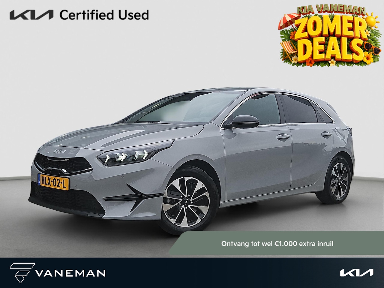 Kia Cee'd - Ceed 1.0 T-GDi Design Edition | Stoel- en Stuurverwarming | LED | Clima | H-Leder | Cruise - AutoWereld.nl