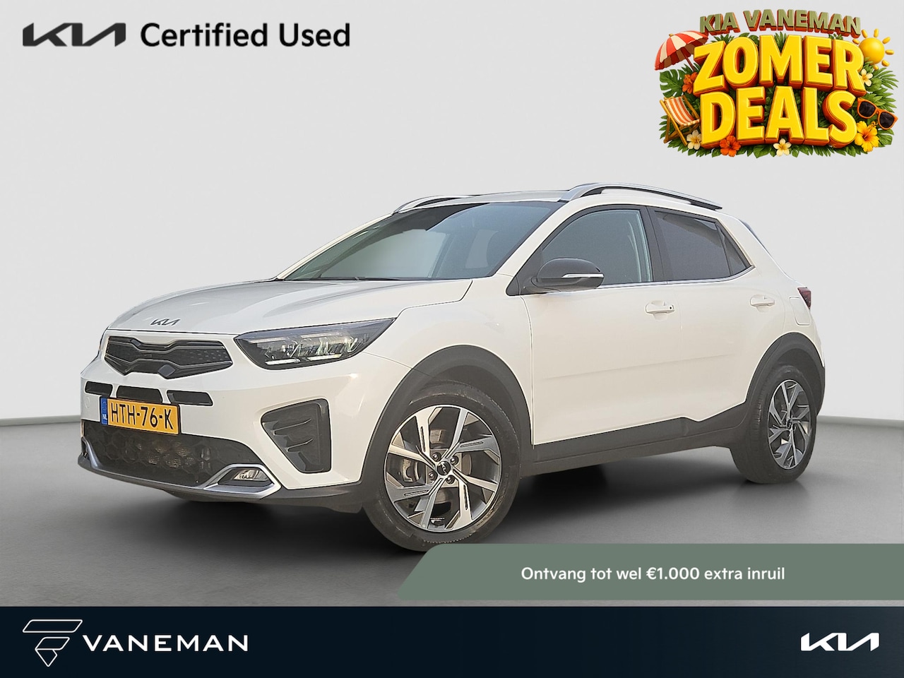 Kia Stonic - 1.0 T-GDi MHEV GT-Line | Cruise | Navi | Carplay/Android Auto | Led | Sportstuur | Camera - AutoWereld.nl