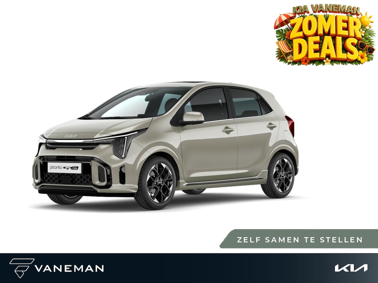 Kia Picanto - 1.0 GDi GT-Line | Voorstoelen verwarmd | Zelf samenstellen - AutoWereld.nl