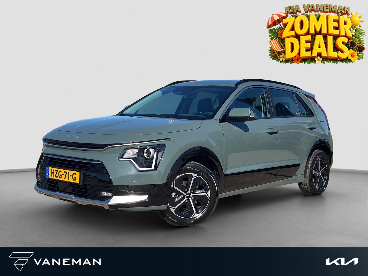 Kia Niro - 1.6 GDi Hybrid DynamicLine Key-Less | Camera | Navi | Cruise | Android Auto / Apple Carpla - AutoWereld.nl