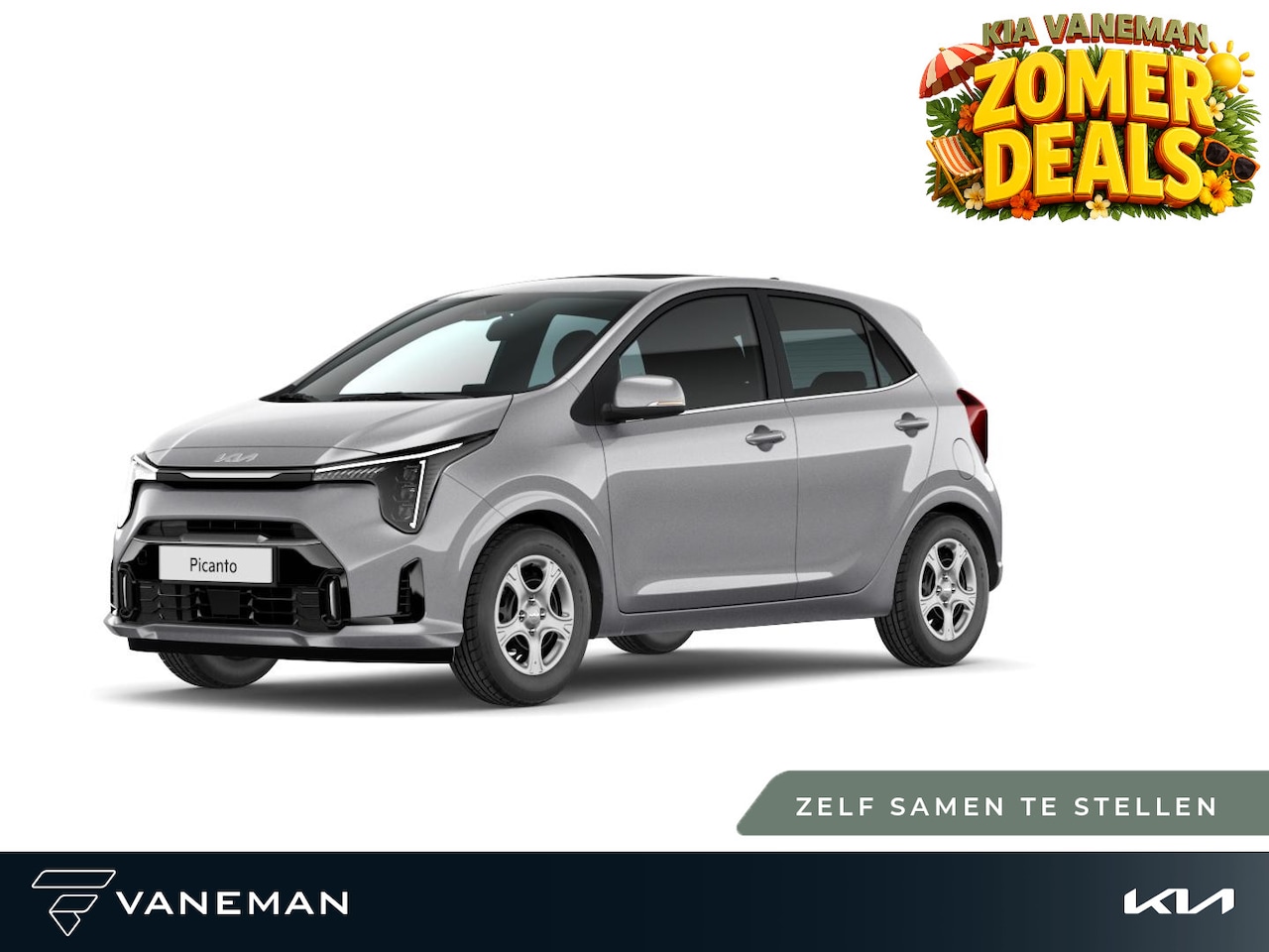 Kia Picanto - 1.0 GDi DynamicPlusLine | Buitenspiegels in carrosseriekleur | Zelf samenstellen - AutoWereld.nl