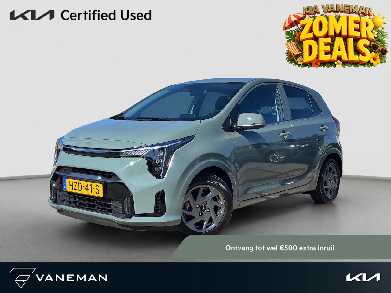 Kia Picanto - 1.0 DPI DynamicPlusLine Camera | Navi | LMV | Key-Less | Apple CarPlay/Android Auto | Crui - AutoWereld.nl